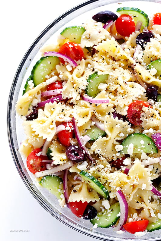 Mediterranean Pasta Salad | 25+ Pasta Recipes