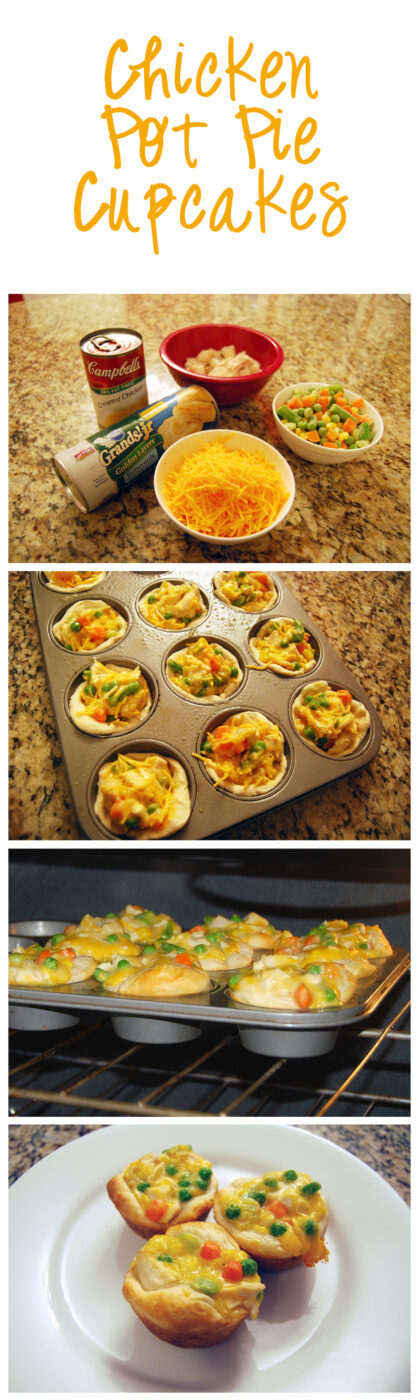 Mini Chicken Pot Pie Cupcakes | 25+ Muffin tin recipes for kids