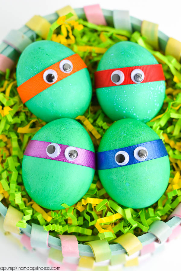 Ninja Turtle Eggs | 25+ MORE ways to decorate Easter Eggs