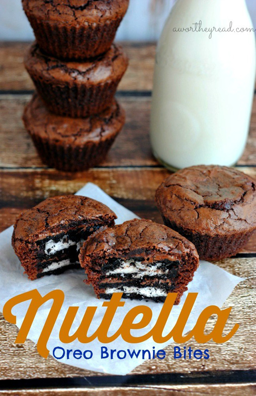 Nutella Oreo Brownie Bites | 25+ Oreo Recipes