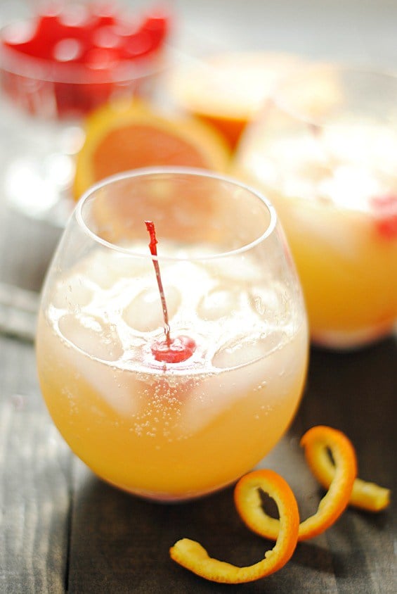 Orange Swizzle | 25+ Non-Alcoholic Punch Recipes