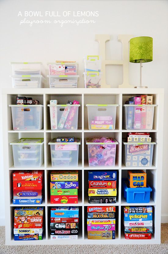 Organizing the Playroom | 25+ Home Organization ideas