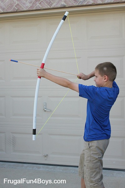 PVC Pipe Bow and Arrows | 25+ things to make with PVC Pipe