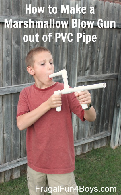 PVC Pipe Marshmallow Gun | 25+ things to make with PVC Pipe