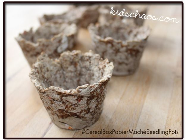 Creative Paper Mache Crafts - Paper Mache Seedling Pots From Cereal Boxes - Easy DIY Ideas for Making Paper Mache Projects - Cool Newspaper and Paper Bag Craft Tips - Recipe for for How To Make Homemade Paper Mashe paste - Halloween Masks and Costume Tutorials - Sculpture, Animals and Ideas for Kids http://diyprojectsforteens.com/paper-mache-crafts