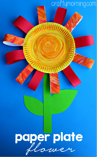 Paper Plate Flower Craft for Kids | 25+ Summer Crafts for Kids