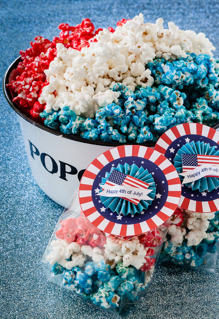Patriotic Popcorn | 25+ Patriotic Treats 