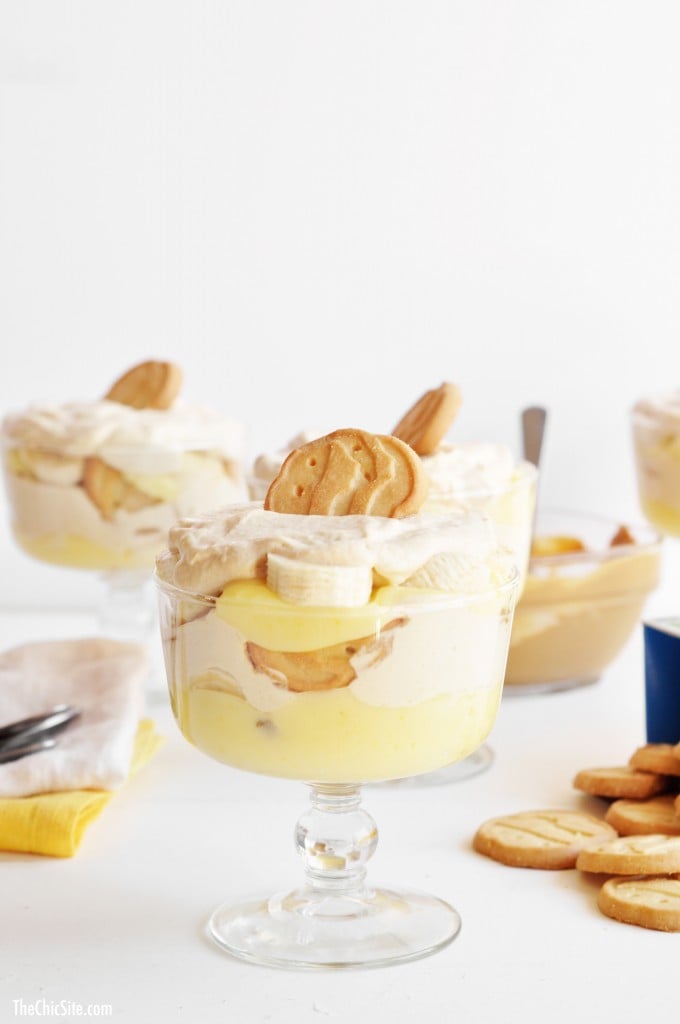 Peanut Butter Banana Pudding | 25+ Girl Scout Cookie Recipes