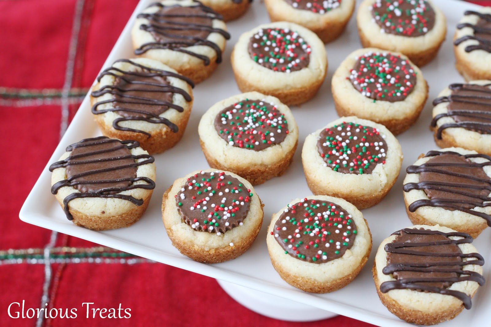 Peanut Butter cup cookies | 25+ MORE Christmas cookie exchange recipes