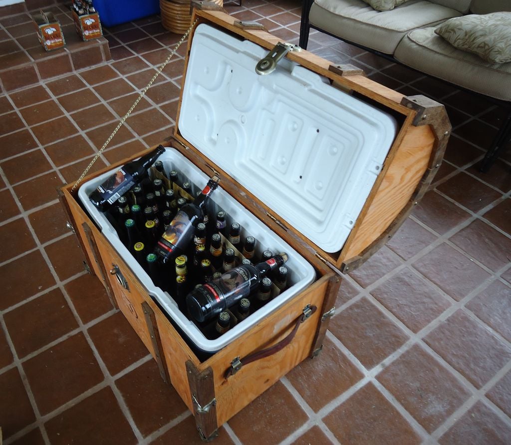 Pirate Chest Beer Cooler