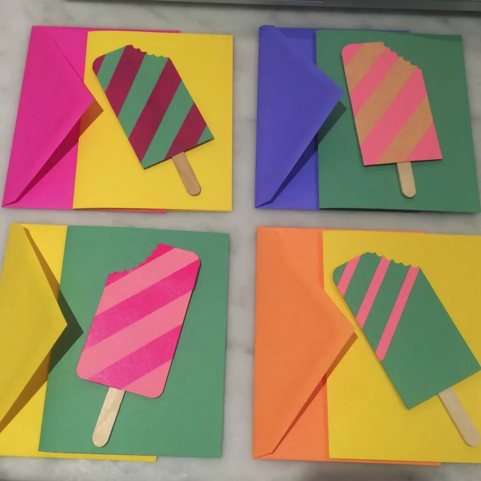 Popsicle Card