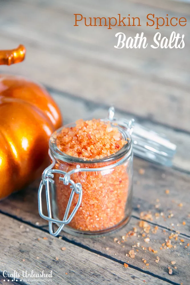 DIY Pumpkin Spice Bath Salts