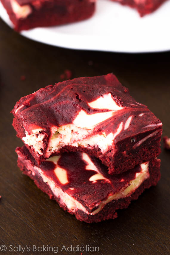 Red Velvet Cheesecake Swirl Brownies | 25+ Red Velvet Recipes