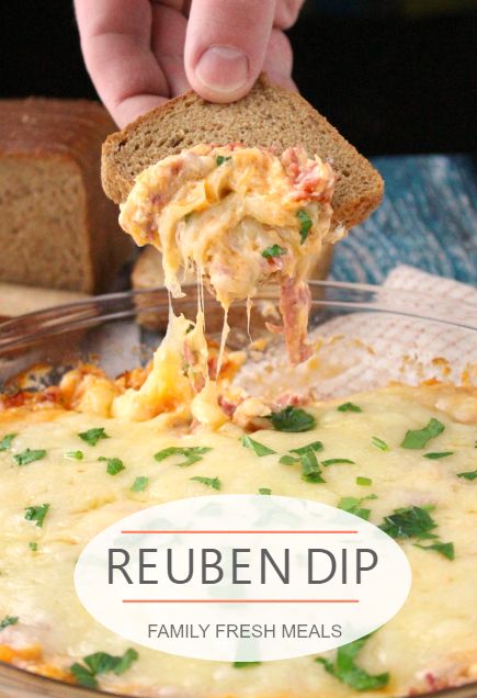 Reuben Dip | 25+ Cheesy Appetizers and Dips