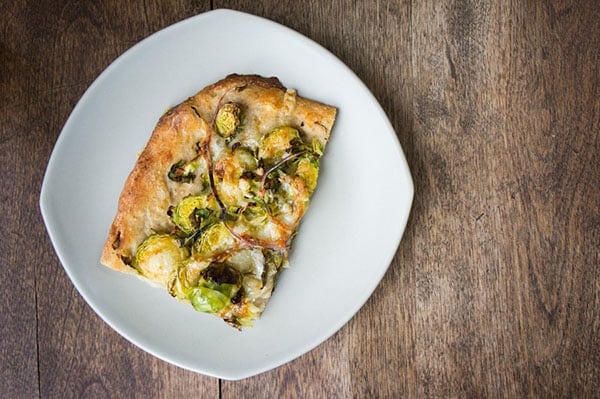 Roasted Brussels Sprout Pizza | 25+ Brussels Sprout Recipes
