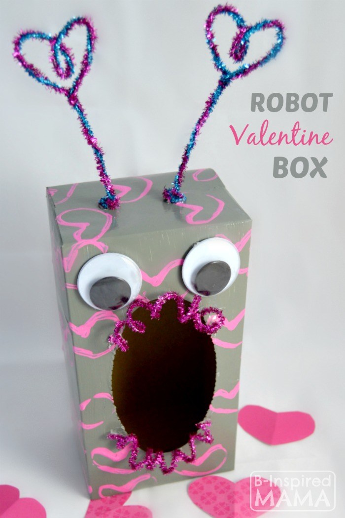 Robot Valentine Box | 25+ Valentine Boxes for Girls