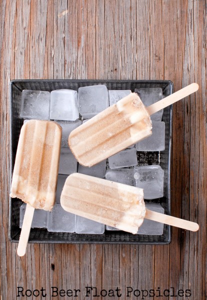 Root Beer Float Popsicles | 25+ Two Ingredient Recipes