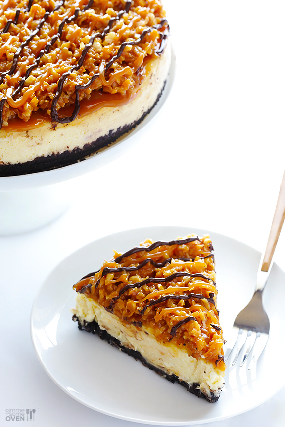 Samoa Cheesecake | 25+ Cheesecake Recipes