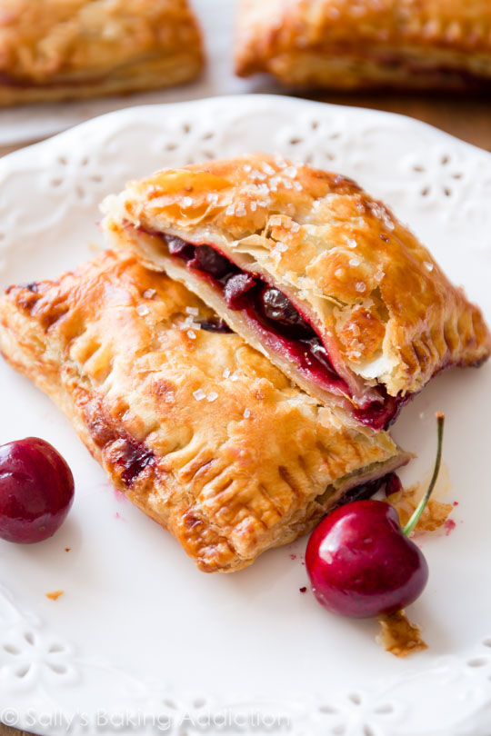 Simple Cherry Pastry Pies | 25+ Puff Pastry Dough Recipes