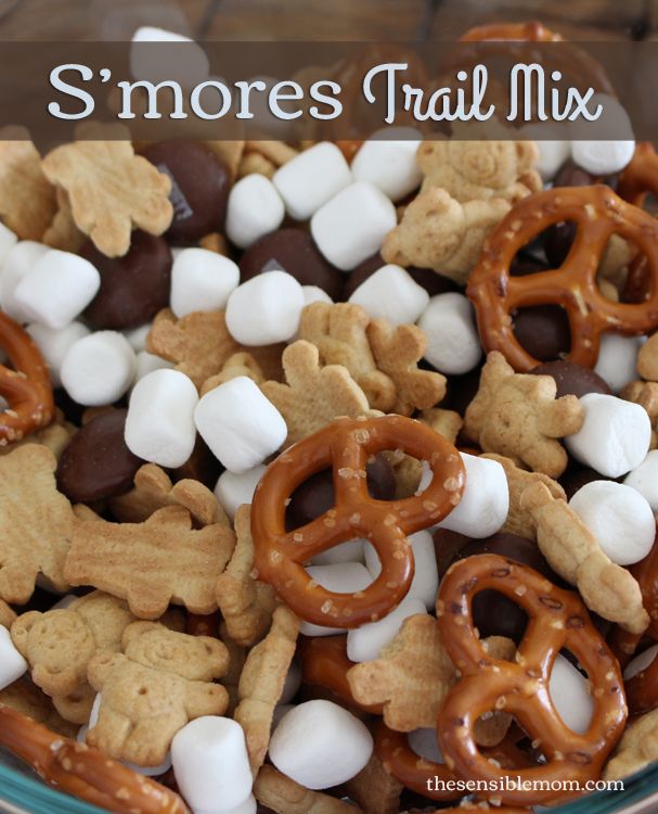 S'mores trail Mix | 25+ easy camping recipes