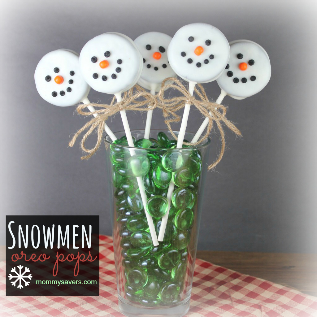 Snowman oreo pops - 25+ snowman crafts and fun food ideas - NoBiggie.net