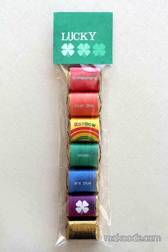 St. Patrick's Day Rainbow Treat and Free Printables | 25+ Rainbow crafts, food and more