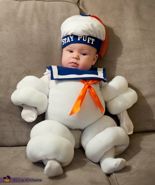 Stay Puft Marshmallow Man |25+ Creative Costumes for Babies