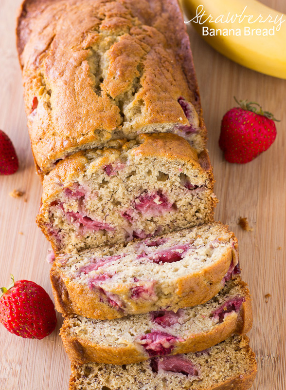 Strawberry Banana Bread | 25+ Strawberry Recipes
