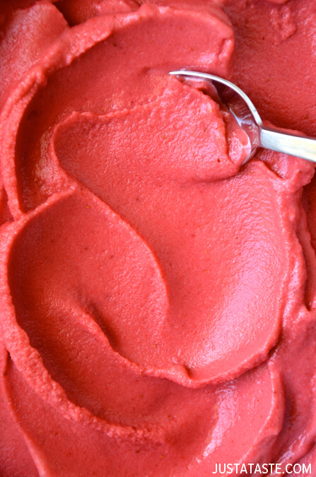 Strawberry Frozen Yogurt | 25+ Strawberry Recipes