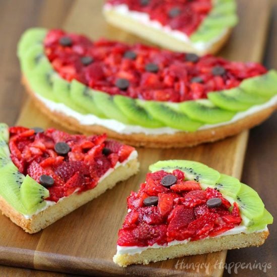 Strawberry Kiwi Fruit Pizza | 25+ Dessert Pizzas