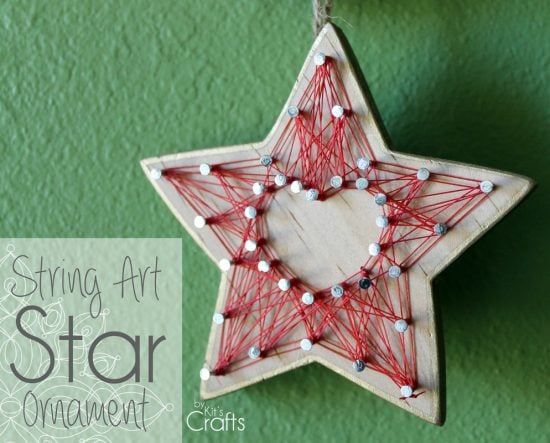 String Art Star Ornament | 25+ MORE Ornaments Kids Can Make