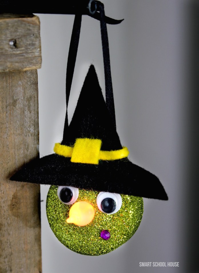 Tealight Witch Halloween DIYs