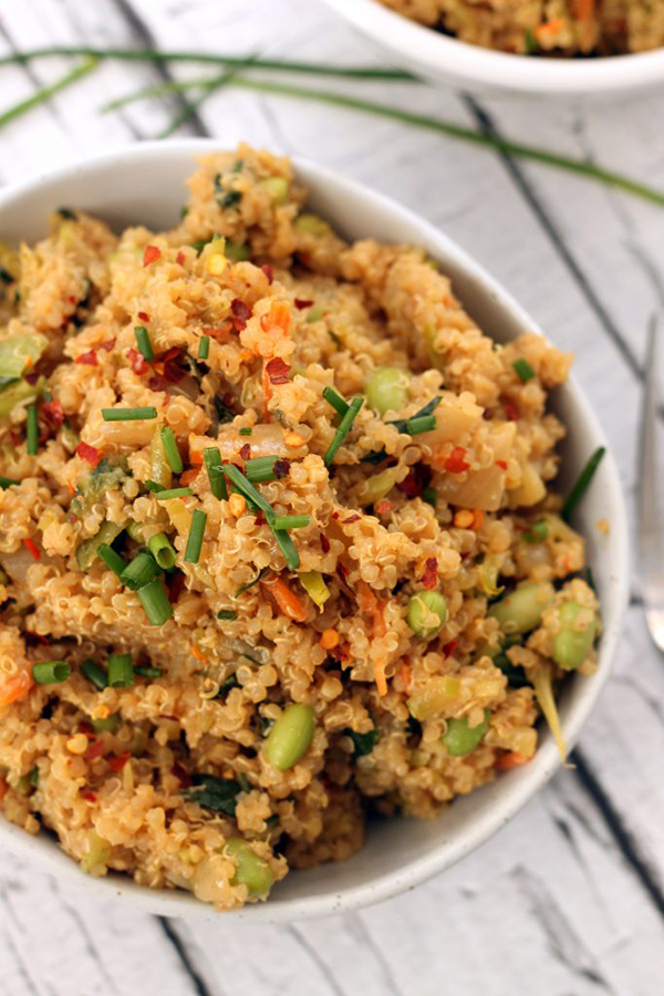 Thai Quinoa Fried Rice | 25+ High Protein Recipes