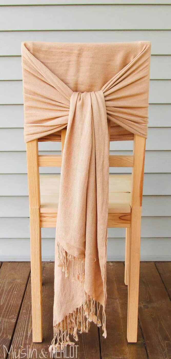 fabric chair tie