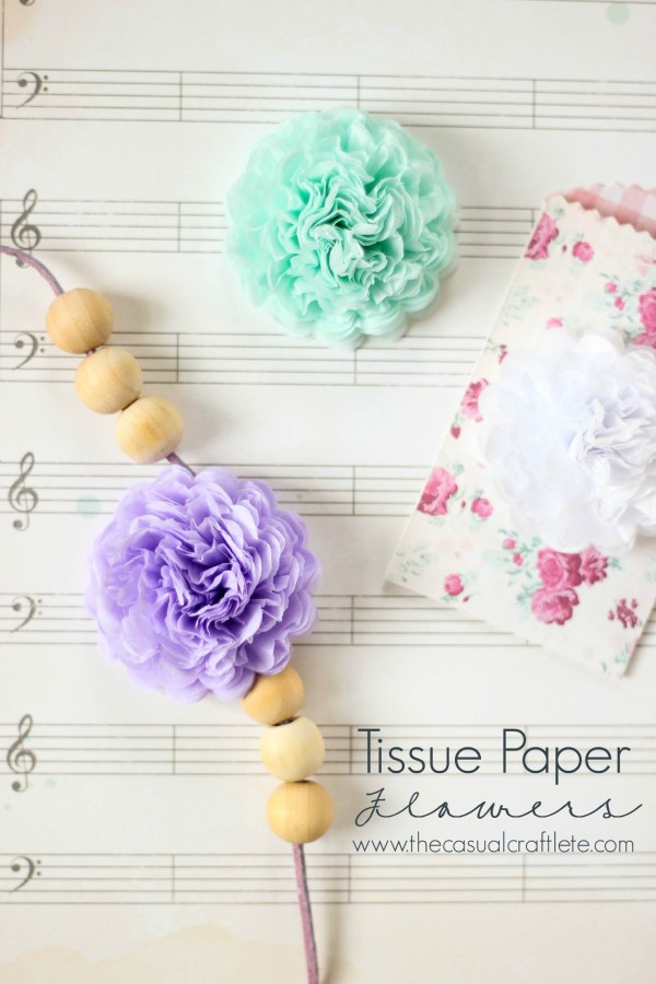 Tissue Paper Flowers | 25+ Paper Flower Crafts