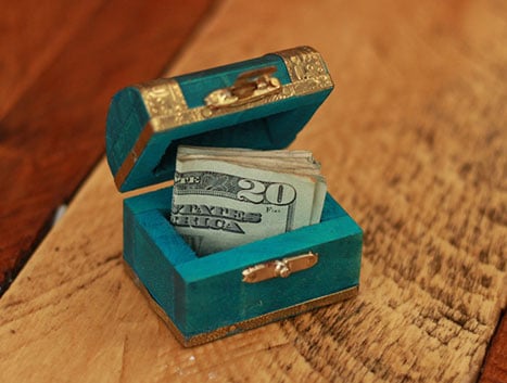 Treaure Chest | 25+ MORE Creative Ways to Give Money