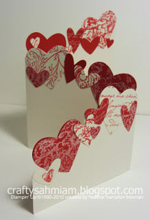 Trifold Punched Heart Card