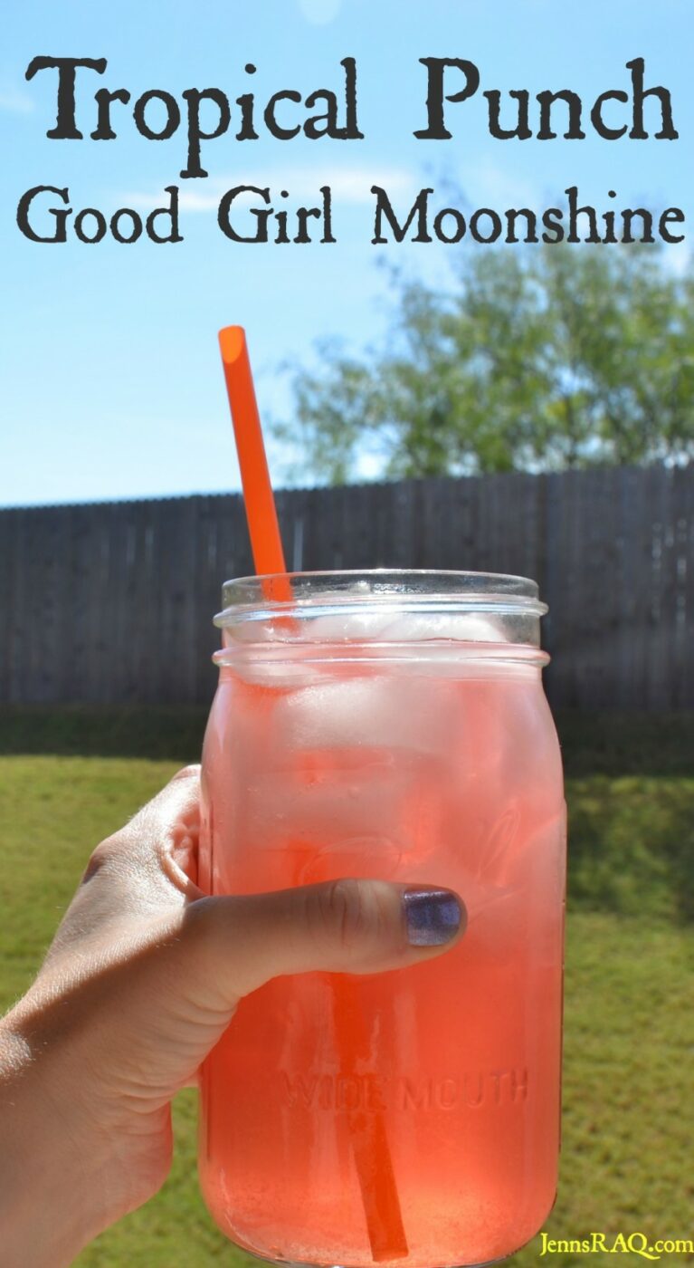 Tropical Punch Good Girl Moonshine | 25+ Non-Alcoholic Punch Recipes