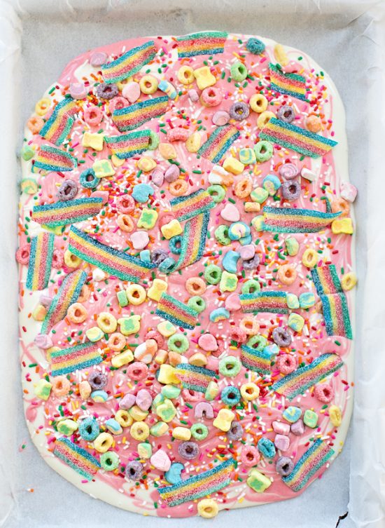 Unicorn Rainbow Candy Bark | 25+ Unicorn Party Ideas