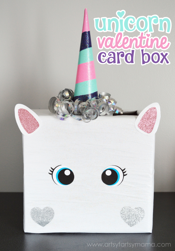 Unicorn Valentine Card Box | 25+ Valentine Boxes for Girls