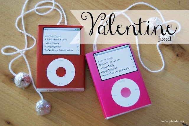 Valentine iPod printable