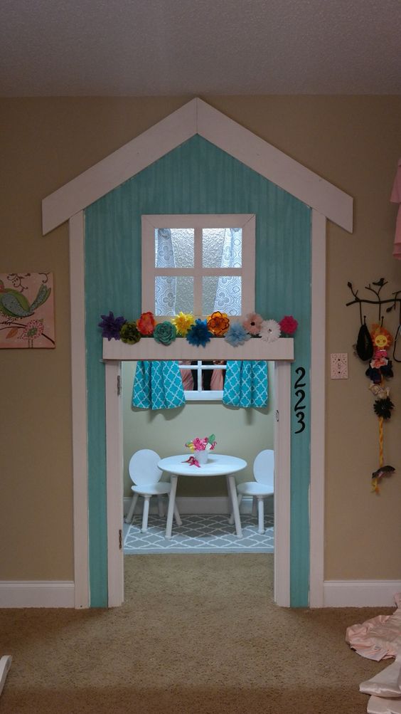 playhouse closet indoor playroom into walk inside play frame creative cute cool built nook reading child kiddos creating whole areas