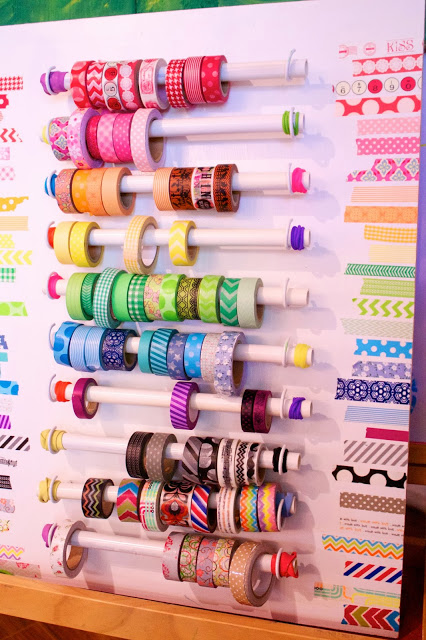 Washi Tape Holder | 25+ things to make with PVC Pipe