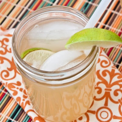 White Grape Lime Summer Punch | 25+ Non-Alcoholic Summer Drinks