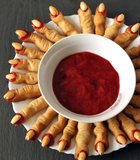 Whole Wheat Witch Fingers | 25+ Halloween Party Food Ideas