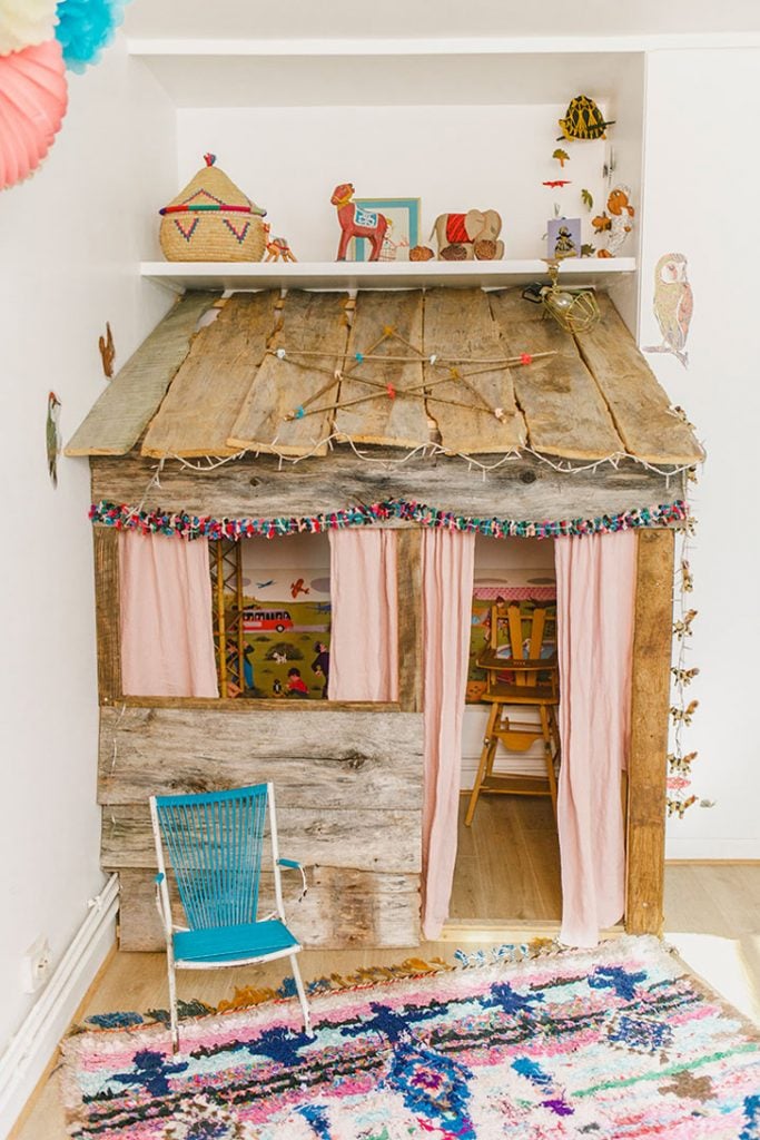 Wooden Rustic Playhouse