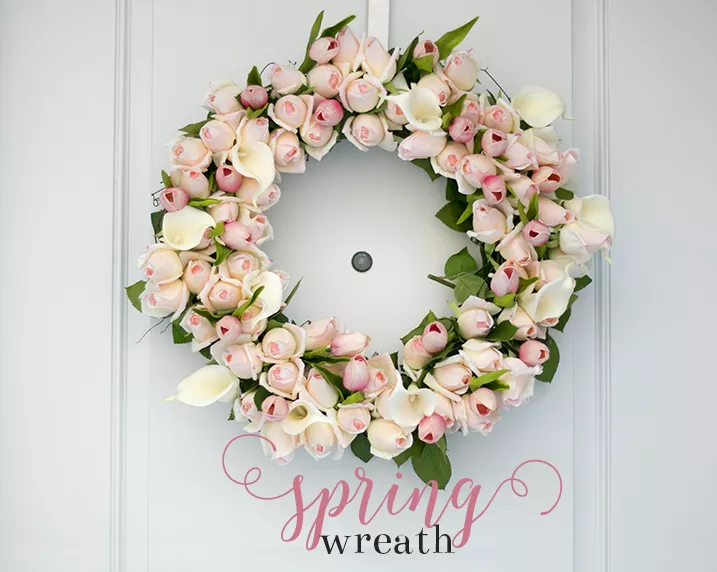 DIY Rosebud Wreath