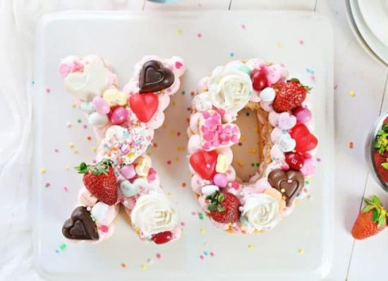 XO Valentines Day Cake | 20+ Layered Cookie Cakes