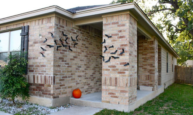 DIY Bats Halloween Decor