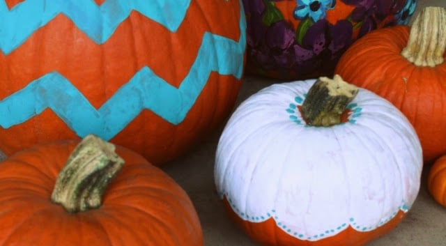 DIY Fall Decor: 20 Painted Pumpkin Ideas - fall decor, DIY Pumpkin Decorating Ideas, DIY pumpkin, diy fall decor